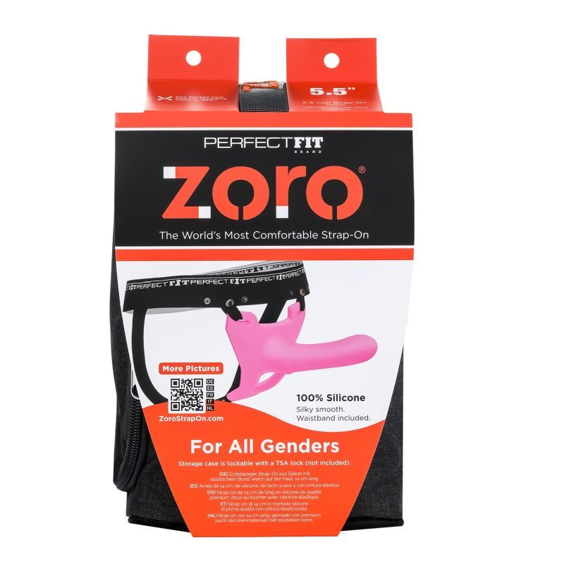 Zoro Strap-On 5.5 Inch Pink