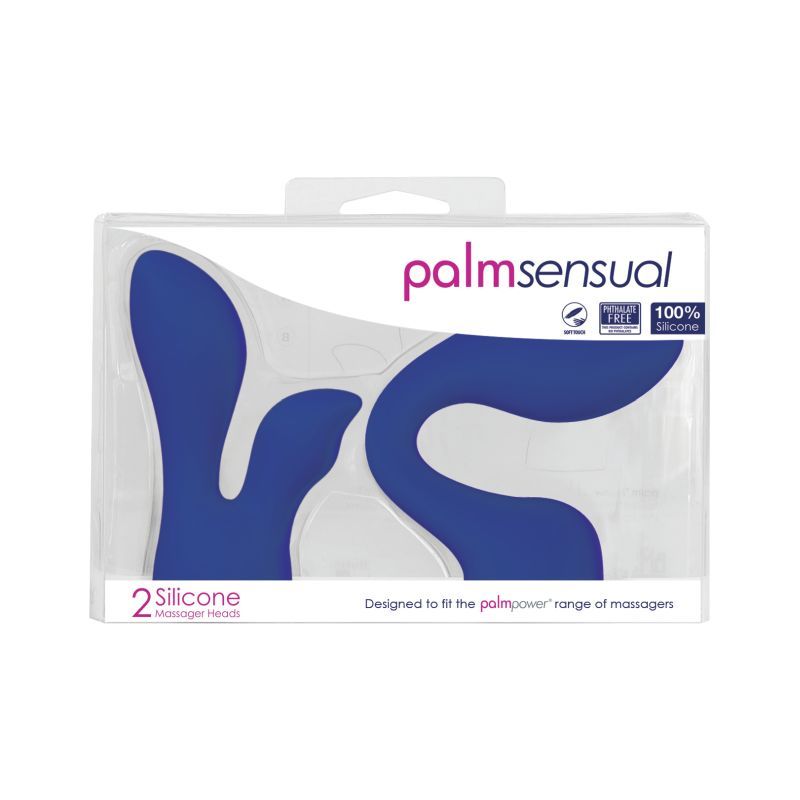 PalmSensual Massager Heads Blue For PalmPower Wand