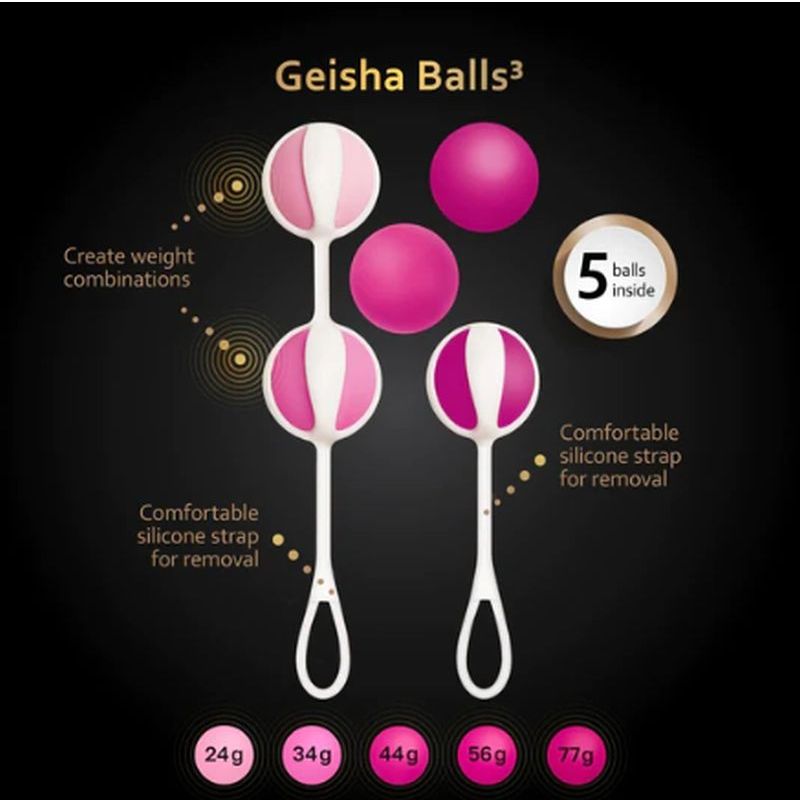 G Vibe Geisha Balls 3 – Silicone Kegel Balls