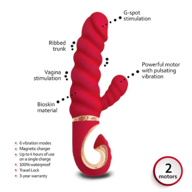 Gcandy MINI Chili Coral 19 x 3.5 cm Waterproof Vibrator