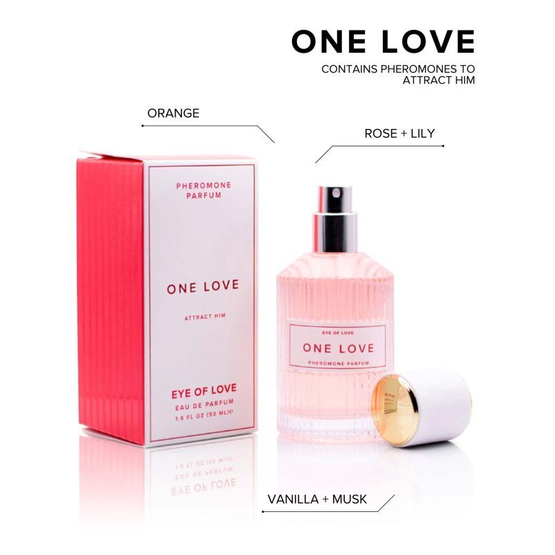 One Love Pheromone Body Spray (50ml) – Attract Him Fragrance for Women