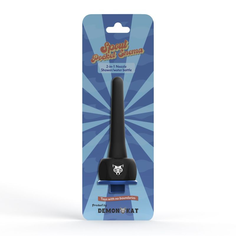 Spout Pocket Enema 4 Inch Nozzle for Easy Cleaning