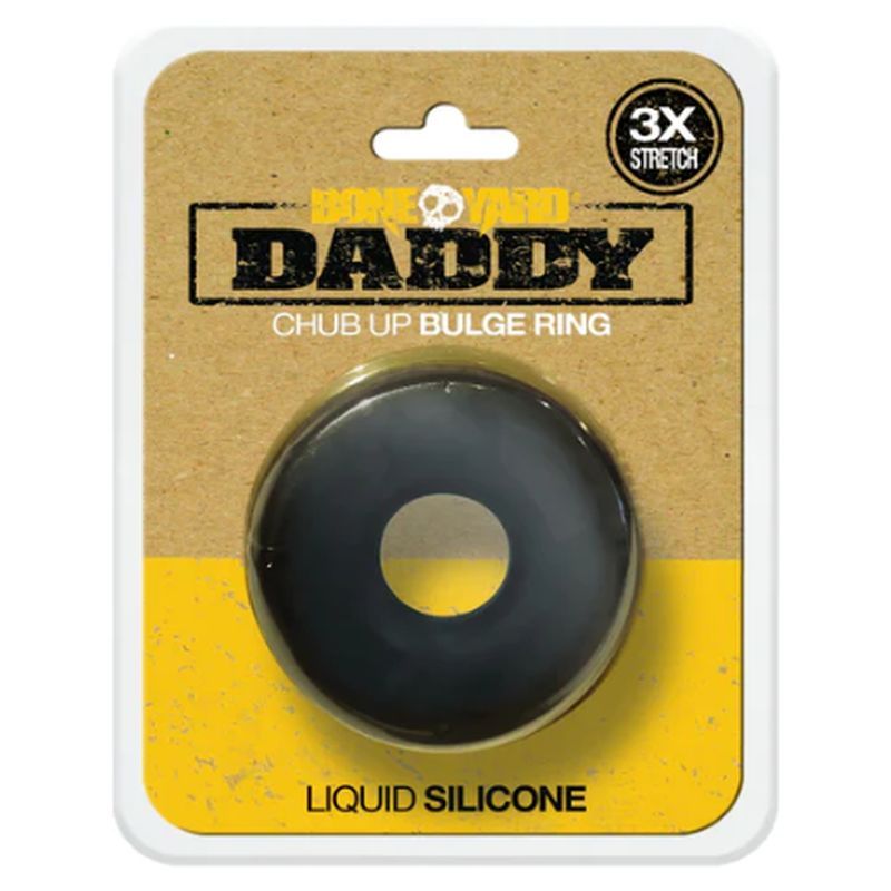 Daddy Silicone Ring Black with 3.0cm Inner Diameter