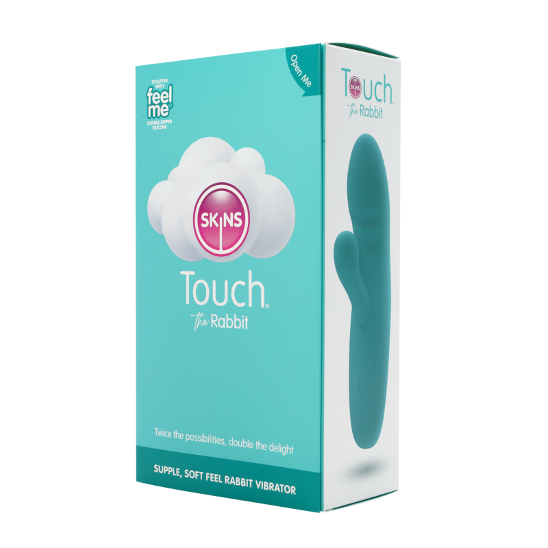 Skins Touch The Rabbit 155mm Silicone Vibrator Toy