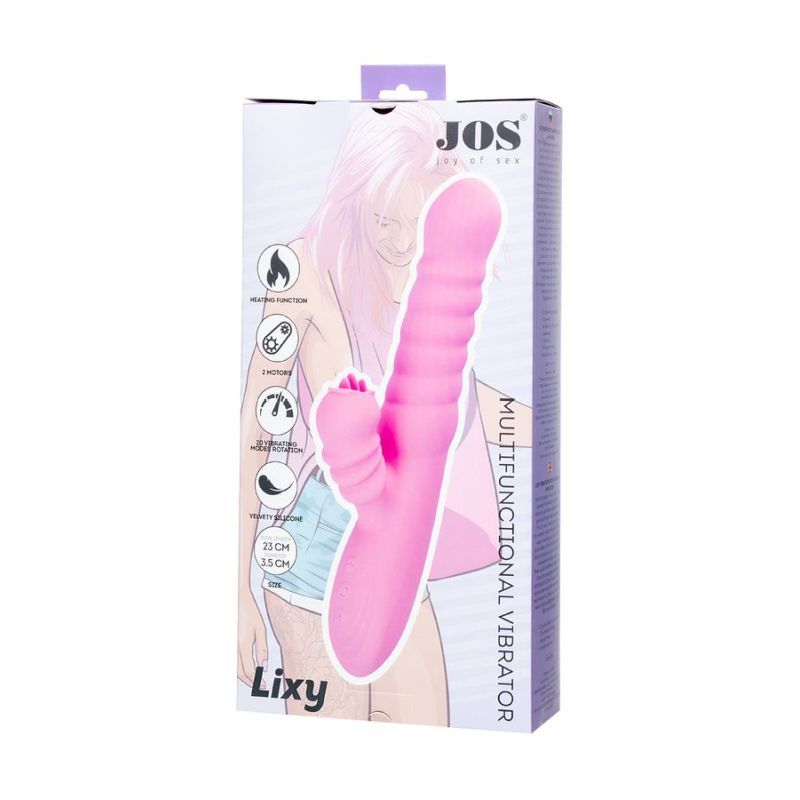 JOS Lixy Heating and Rotating Petal Tickler 7 Inch