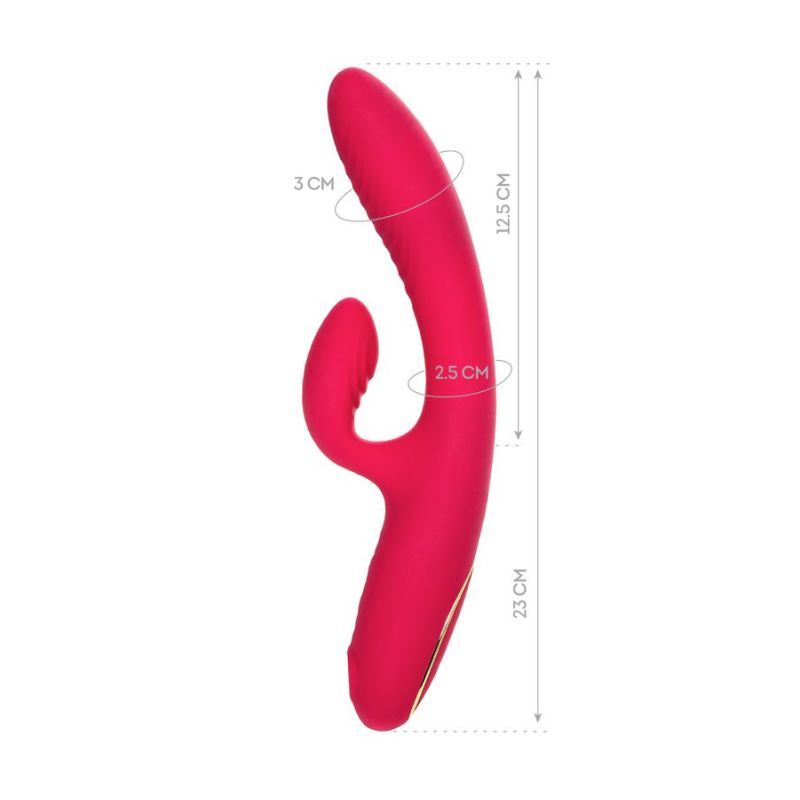 JOS Enila Dual Ended Vibrator with Clitoral and G-Spot Stimulator