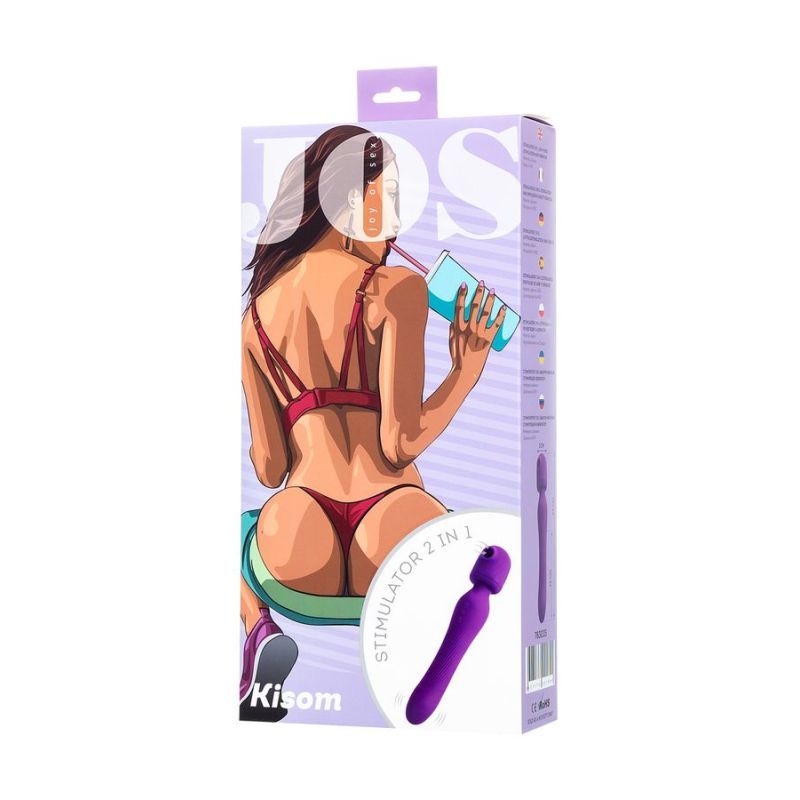 JOS Kisom 2 In 1 Wand Stimulator with 10 Vibration Modes