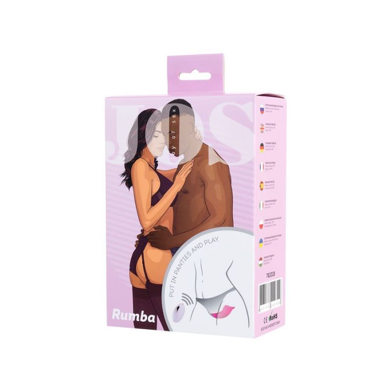 JOS Rumba Wearable Vibrator - Hot Pink Silicone Toy