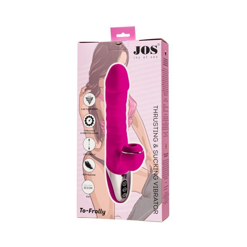 JOS To-Frolly Thrusting and Sucking Vibrator 2cm Stretch