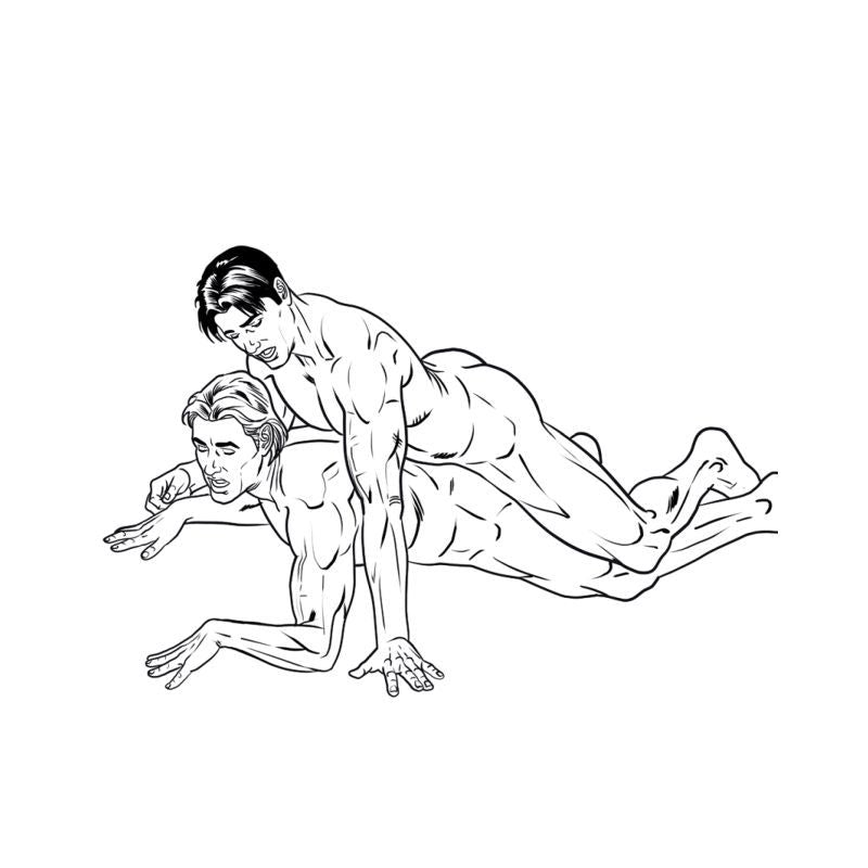 The Gay Porn Colouring Book – Adult Coloring Book