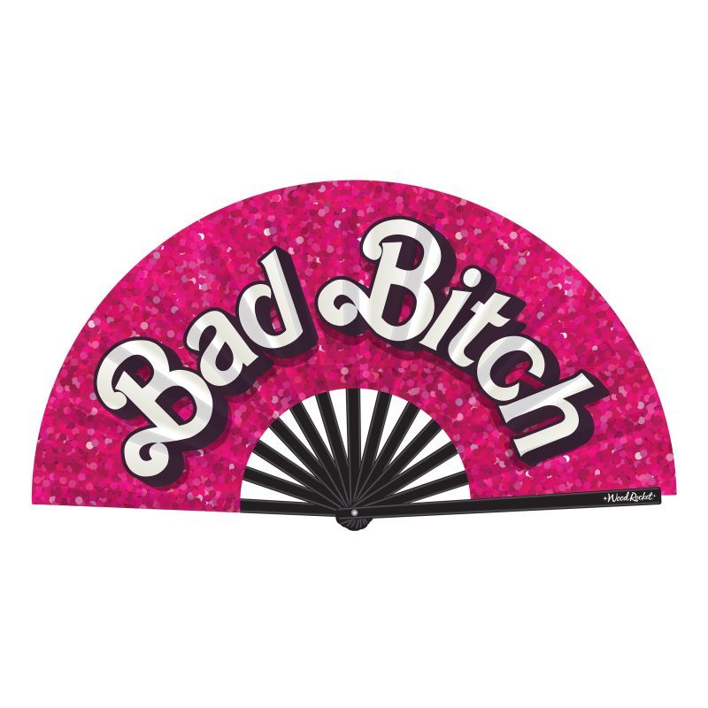 Bad Bitch Oversized Folding Fan