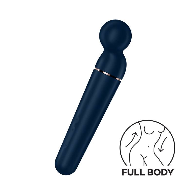 Satisfyer Planet Wand-er Black Full Body Massager 6in