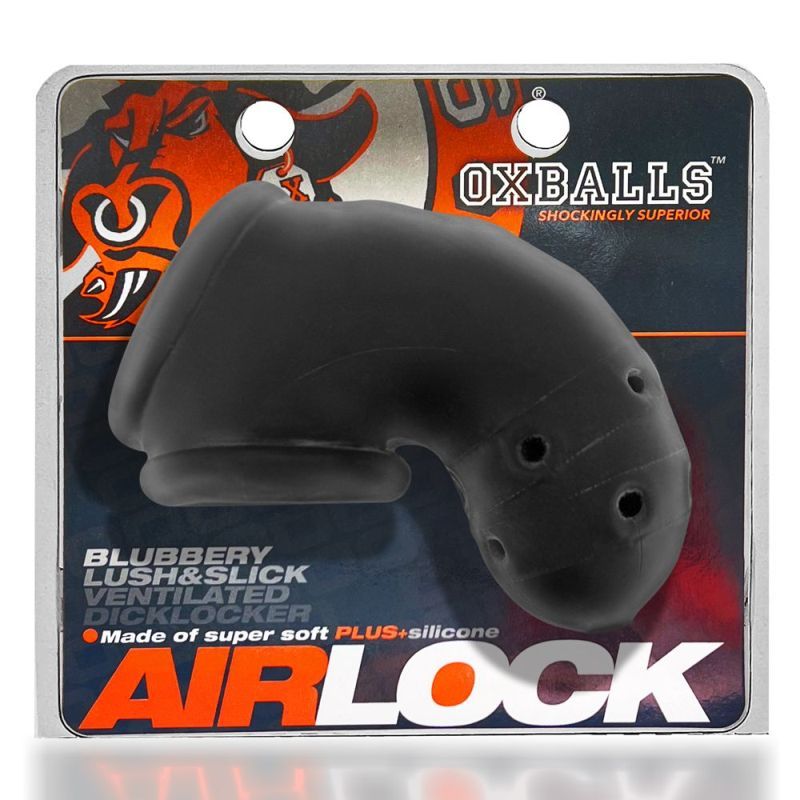 Airlock Air-Lite Vented Chastity Black Ice - Comfort and Style