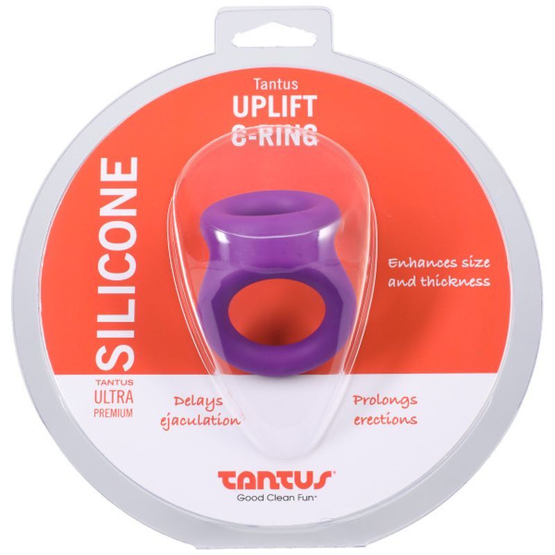 Uplift Silicone Cock Ring in Lilac for Enhanced Support and Comfort