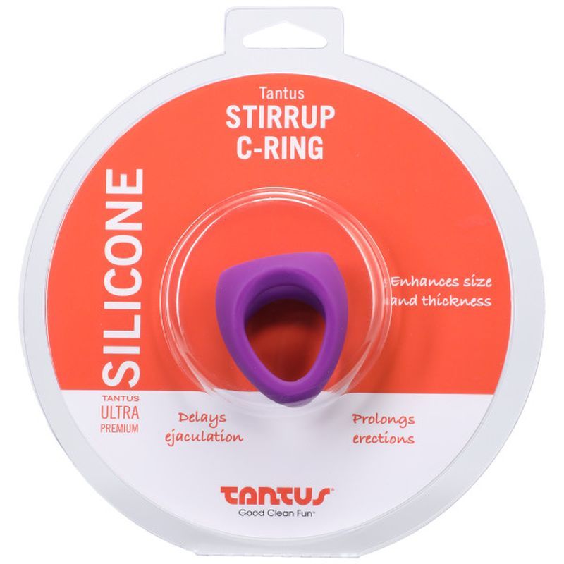 Tantus Stirrup Silicone Cock Ring in Lilac