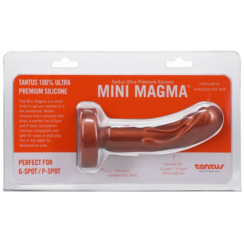 Mini Magma Dildo Copper for G-Spot and P-Spot Play