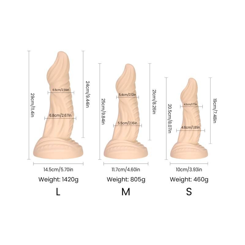 Sphinx Liquid Silicone 8" Dildo