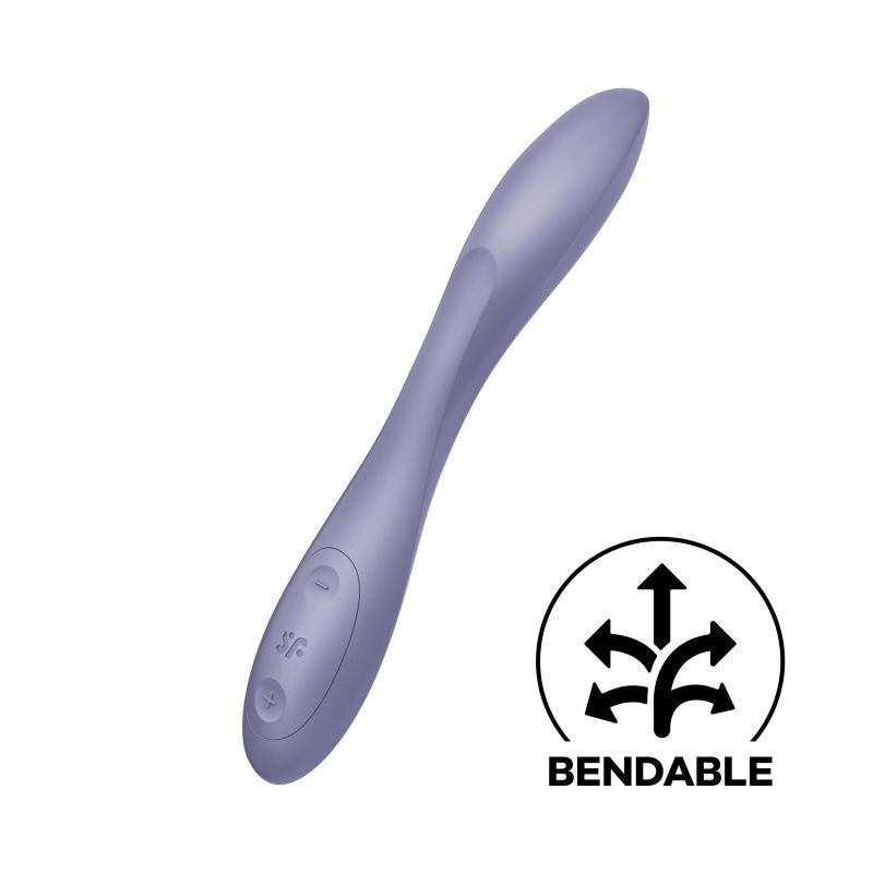 Satisfyer G-Spot Flex 2 Dark Violet Vibrator 8.5 Inches
