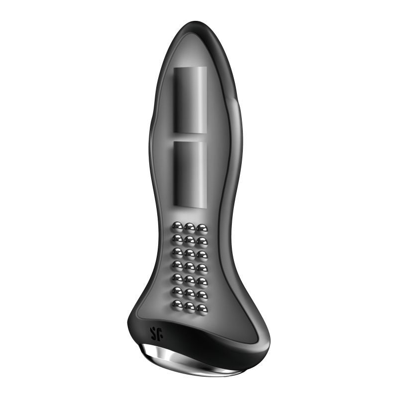 Satisfyer Rotator Butt Plug 1+ (Black) – App-Controlled Anal Vibrator