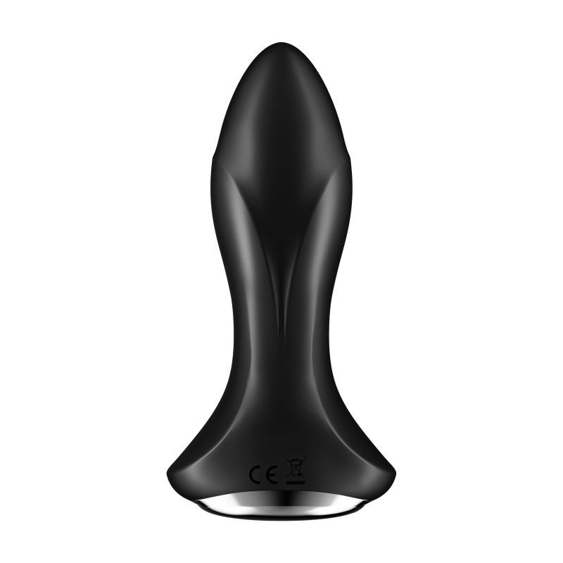 Satisfyer Rotator Butt Plug 1+ (Black) – App-Controlled Anal Vibrator