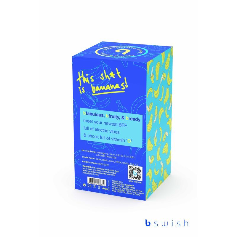 Bcute Curve Infinite Classic (Electric Blue, Limited Edition) – Electric Vibrator