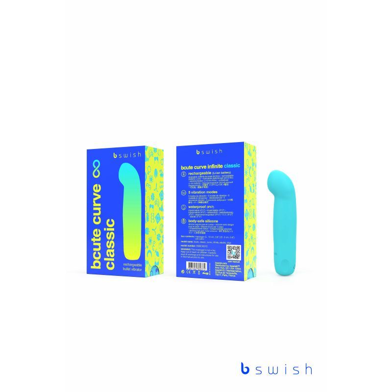 Bcute Curve Infinite Classic Electric Blue Waterproof 7.5 Inch
