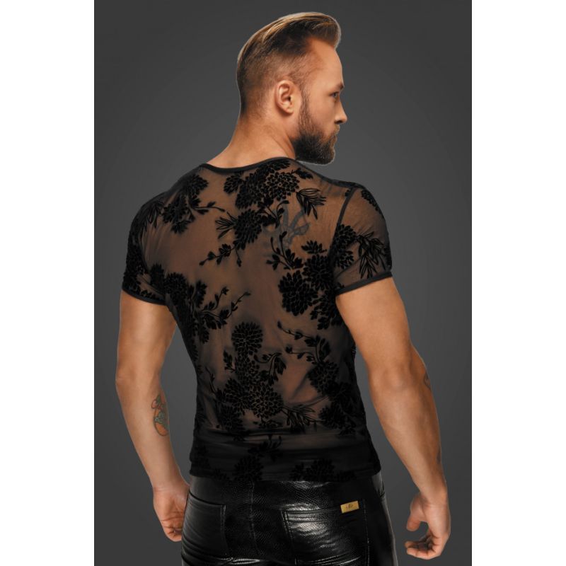 Flock Embroidery T-Shirt for Modern Men