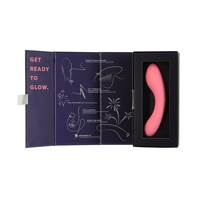The Mini Swan Wand Glow Pink 12cm Waterproof Massager