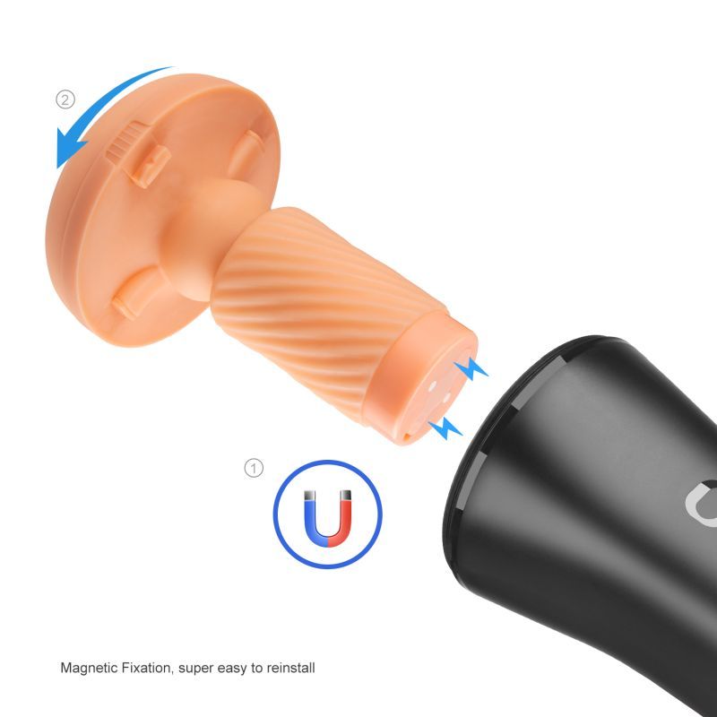 Inscup 3 (Black) – Automatic Masturbator With Thrusting and 360° Circular Contraction Functions