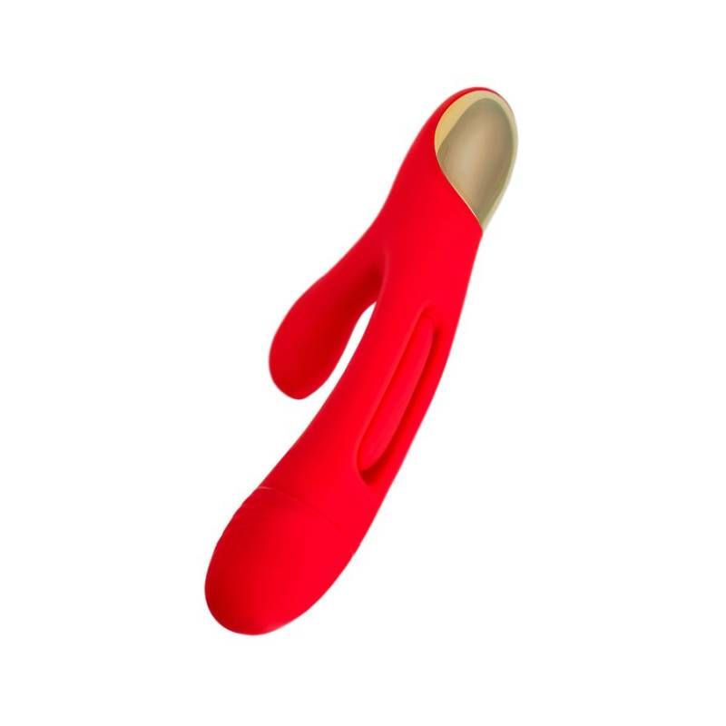 JOS Patti Moving Tongue Rabbit Vibrator in Red