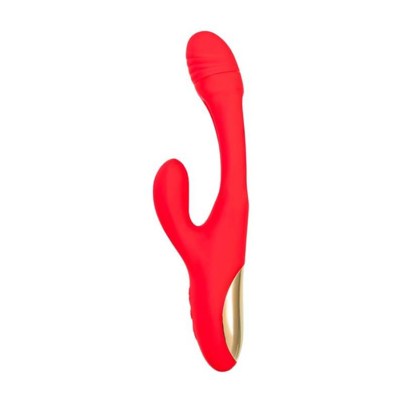 JOS Patti Moving Tongue Rabbit Vibrator in Red