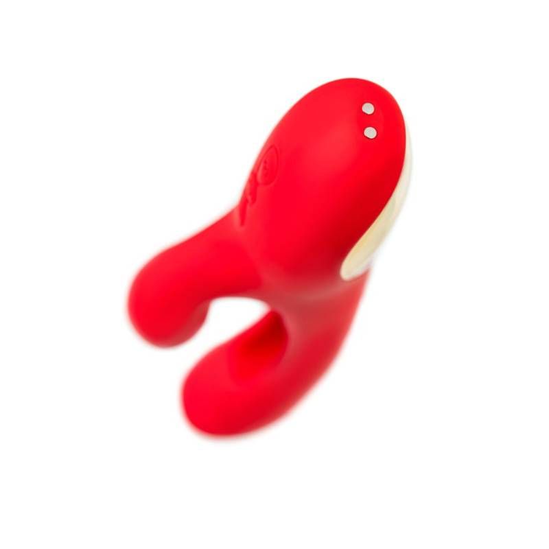 JOS Patti Moving Tongue Rabbit Vibrator in Red