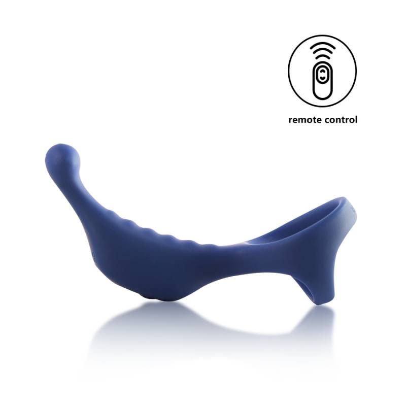 Underquaker Vibrating Anal Probe with Cockring and Remote Control