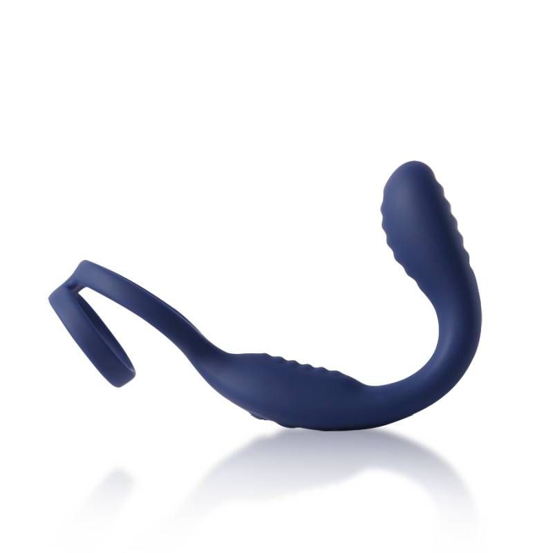 VibraDuo Remote-Controlled Prostate Massager with Cockring