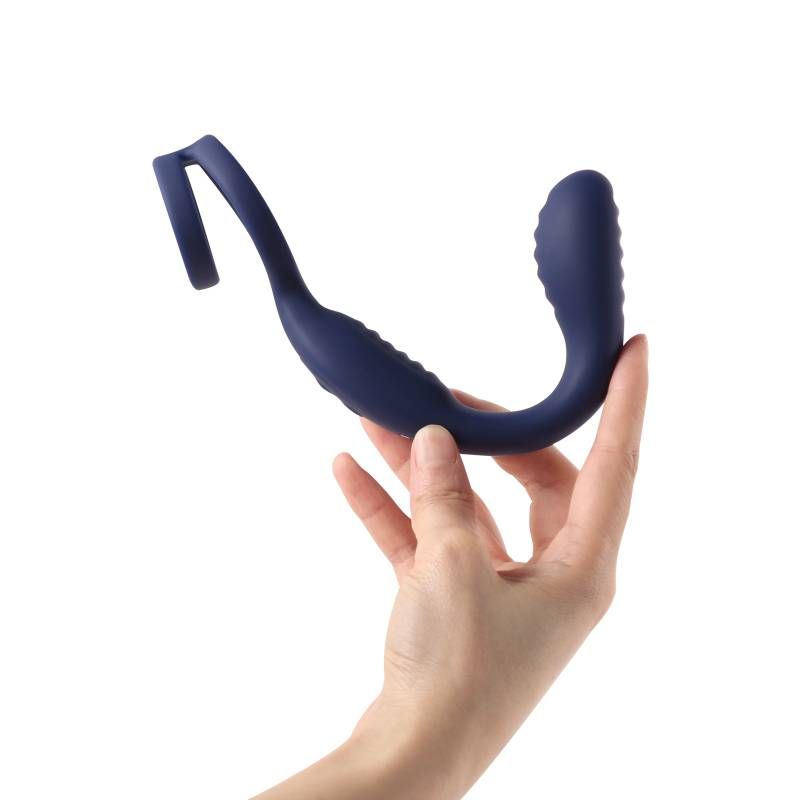 VibraDuo Remote-Controlled Prostate Massager with Cockring