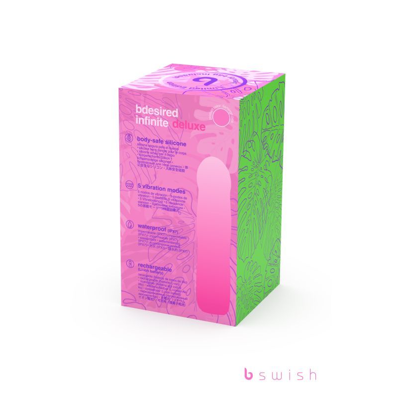 Bdesired Infinite Deluxe Flamingo Pink 7 Inch