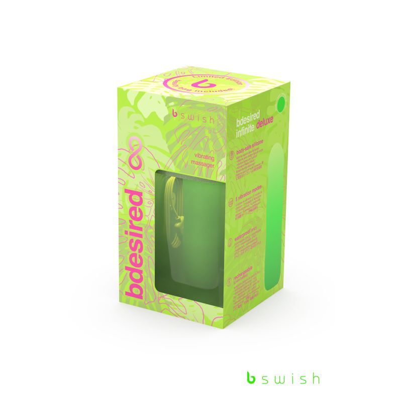 Bdesired Infinite Deluxe Paradise Green Vibrator 8 Inches