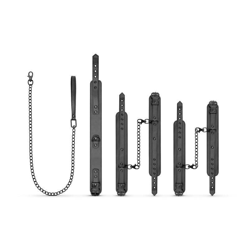 Total Restraint Complete Set in Black for BDSM Play