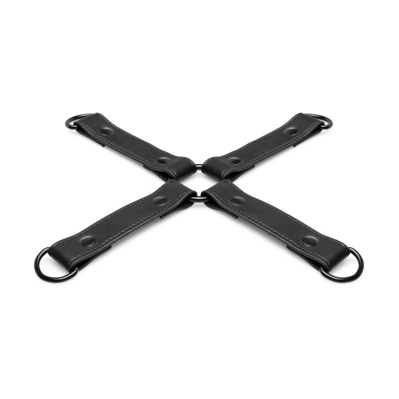Hog Tie Black Faux Leather Bondage Accessory