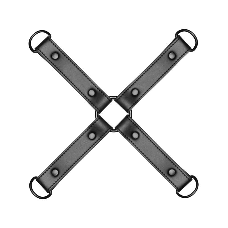 Hog Tie Black Faux Leather Bondage Accessory