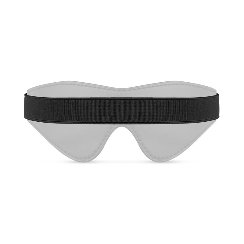Faux Leather Black Blindfold