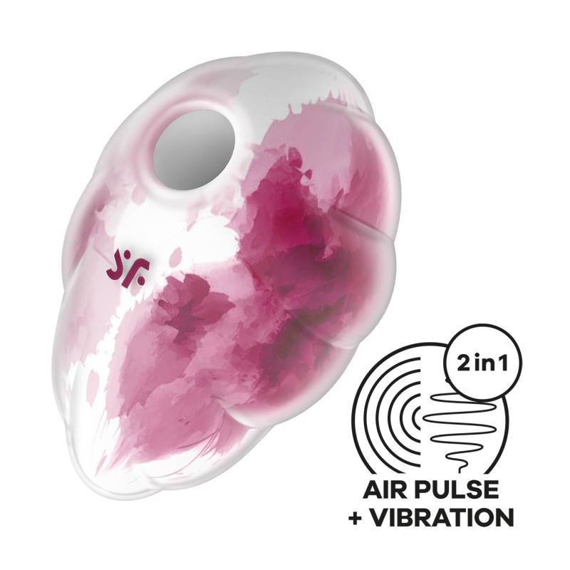 Satisfyer Cloud Dancer Red Compact Silicone Vibrator