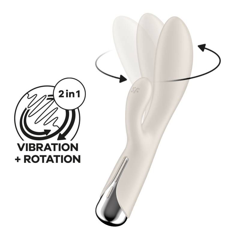 Satisfyer Spinning Rabbit 1 (Beige) – Rabbit Vibrator