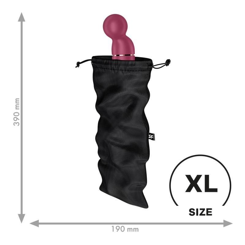 Treasure Bag Black Extra Large for Storing Pleasure Products