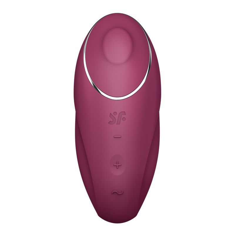 Satisfyer Tap and Climax 1 Red Vibrator with Tapping Modes
