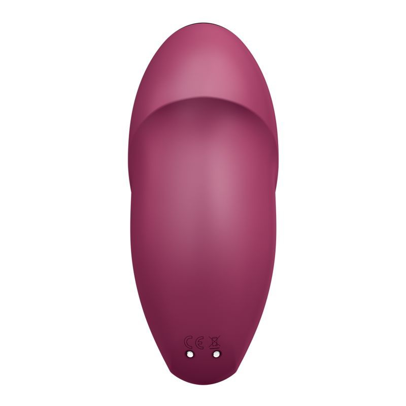 Satisfyer Tap and Climax 1 Red Vibrator with Tapping Modes