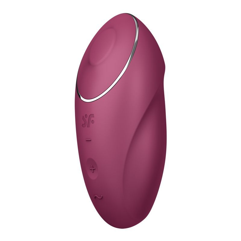 Satisfyer Tap and Climax 1 Red Vibrator with Tapping Modes