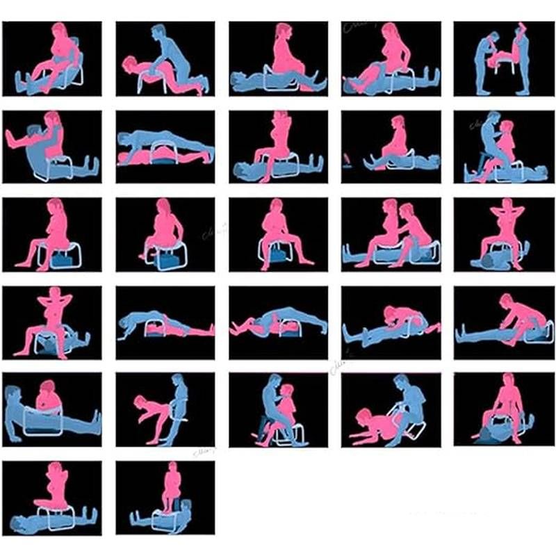 Adjustable Height Pink Sex Chair – Erotic Furniture