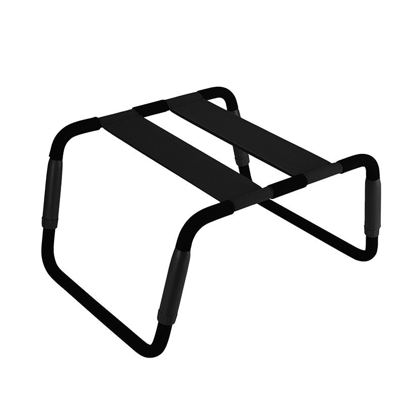 Adjustable Height Black Sex Chair – Versatile Erotic Furniture