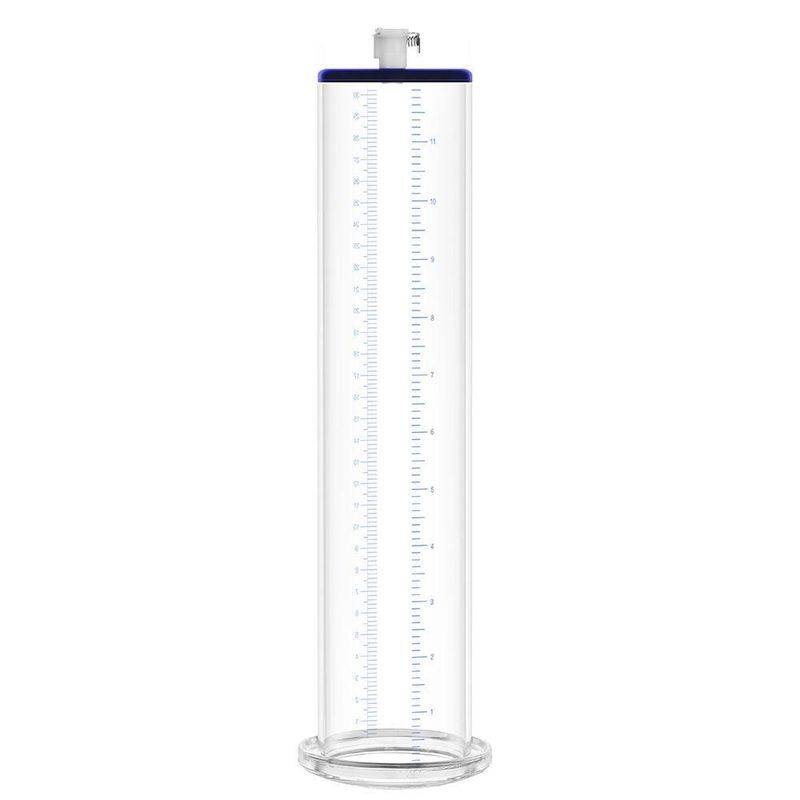 Premium Penis Pump Valve Cylinder 2.5 Inch x 12 Inch
